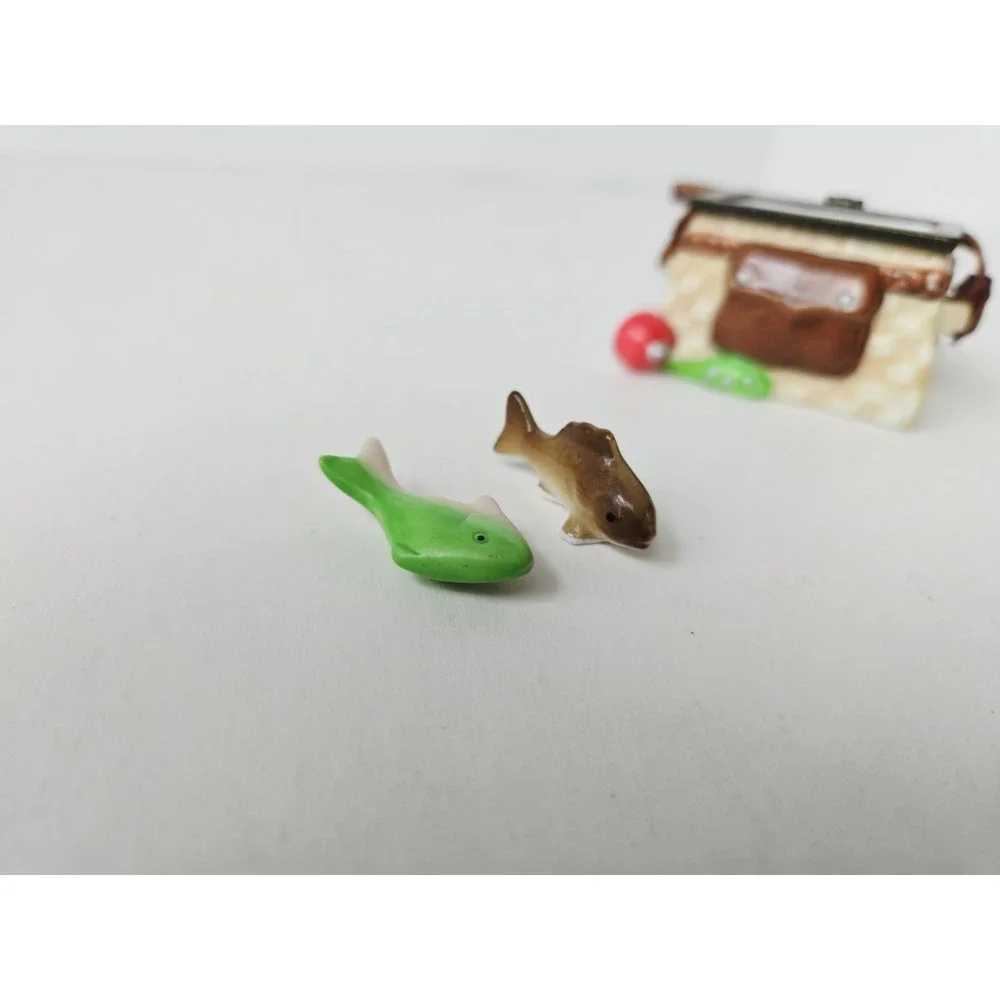 Midwest of Cannon Falls Trinket box fishing box basket with fish
